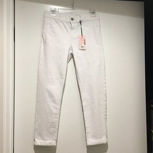 Juicy Couture White Denim Capris size 4